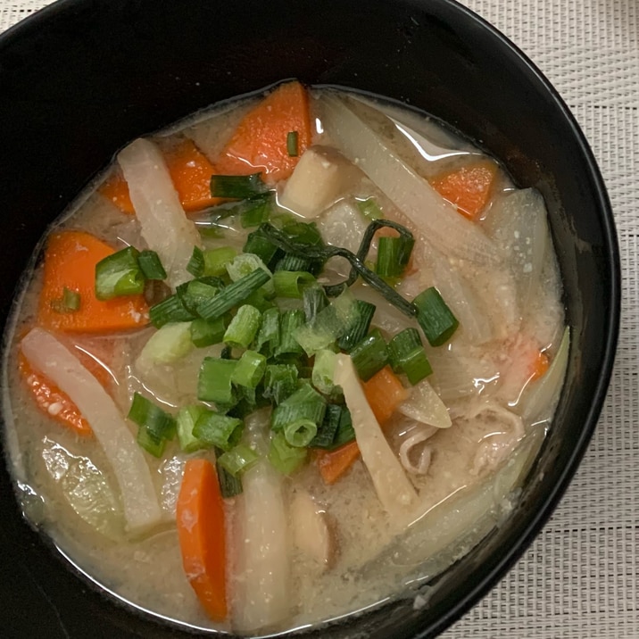 野菜だしを使った豚汁【ベジブロス】